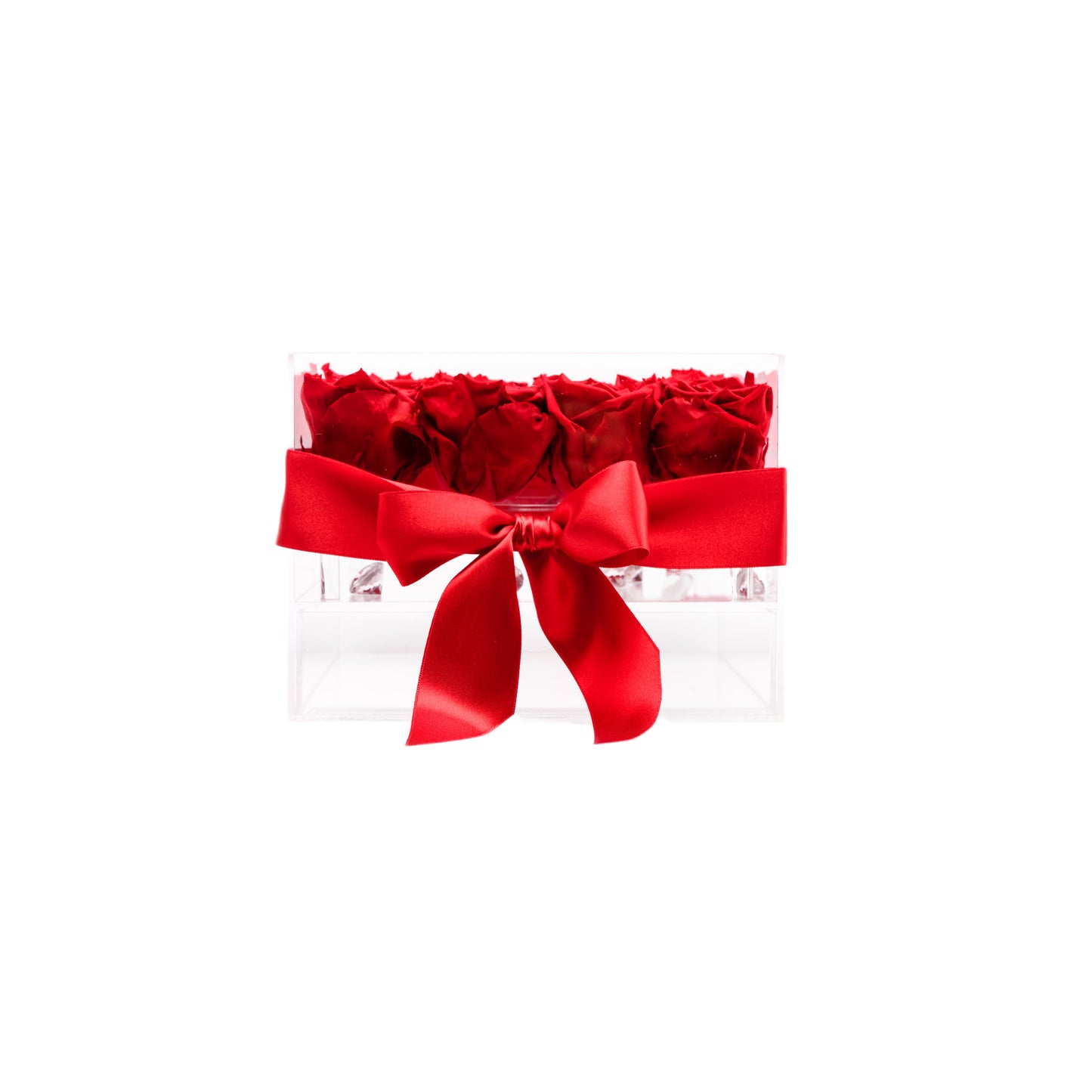 Acrylic box - small 9 roses